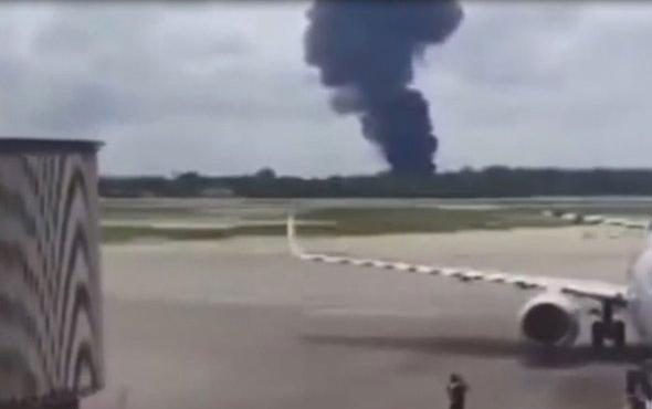 Küba'da Boeing 737 tipi yolcu uçağı yere çakıldı