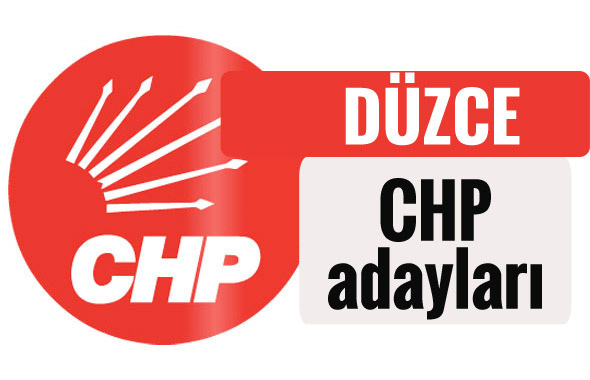 CHP Düzce milletvekili adayları kimler 2018 listesi