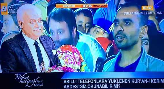 ATV Nihat Hatipoğlu'na öyle sorular geliyor ki şaşmamak elde değil