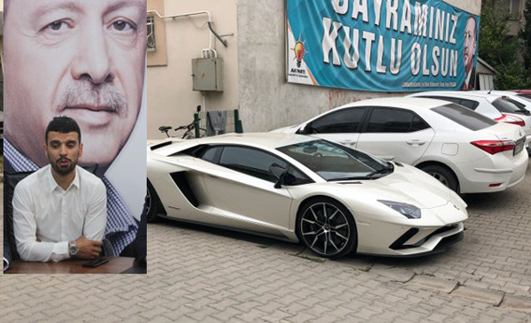 AK Partili aday partiye Lamborghini'yle geldi sosyal medya yıkıldı