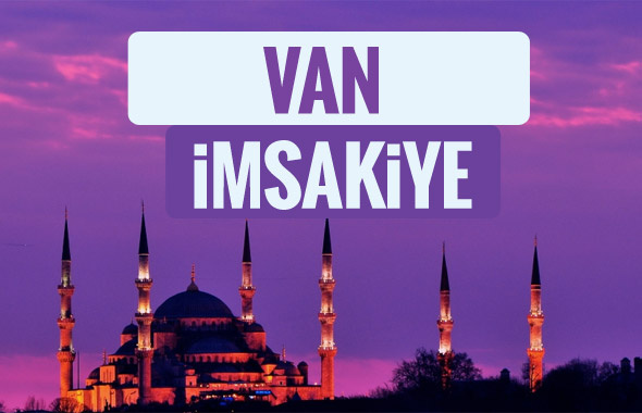 2018 İmsakiye Van- Sahur imsak vakti iftar ezan saatleri