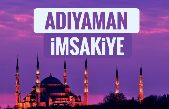 2018 İmsakiye Adıyaman- Sahur imsak vakti iftar ezan saatleri