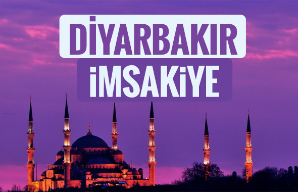2018 İmsakiye Diyarbakır - Sahur imsak vakti iftar ezan saatleri