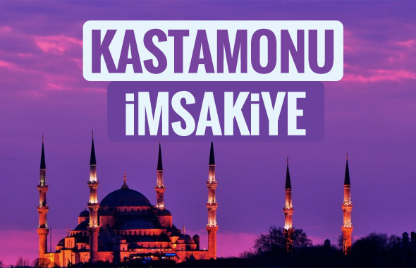 2018 İmsakiye Kastamonu- Sahur imsak vakti iftar ezan saatleri