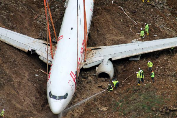 Trabzon'da pistten çıkan uçağın akıbeti belli oldu