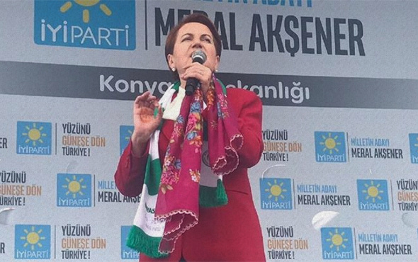 Akşener'e miting alanında büyük şok!