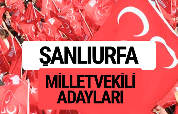 MHP Şanlıurfa milletvekili adayları 2018 YSK kesin listesi