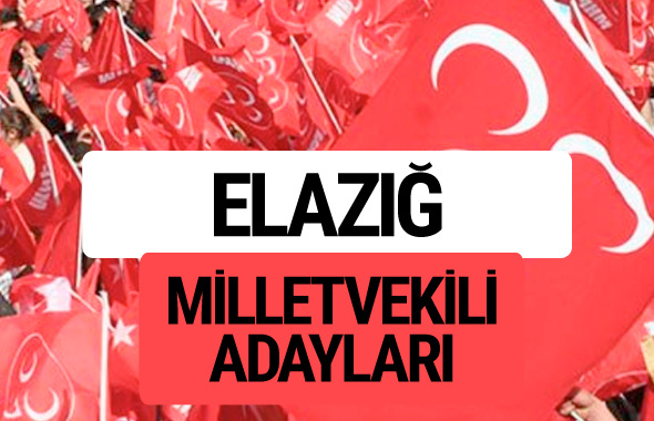MHP Elazığ milletvekili adayları 2018 YSK kesin listesi