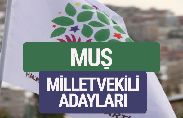 HDP Muş milletvekili adayları 2018 YSK isim listesi