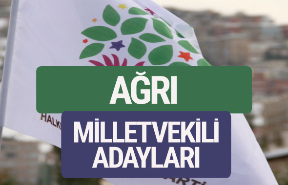 HDP Ağrı milletvekili adayları 2018 YSK isim listesi