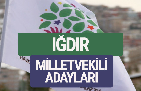 HDP Iğdır milletvekili adayları 2018 YSK isim listesi