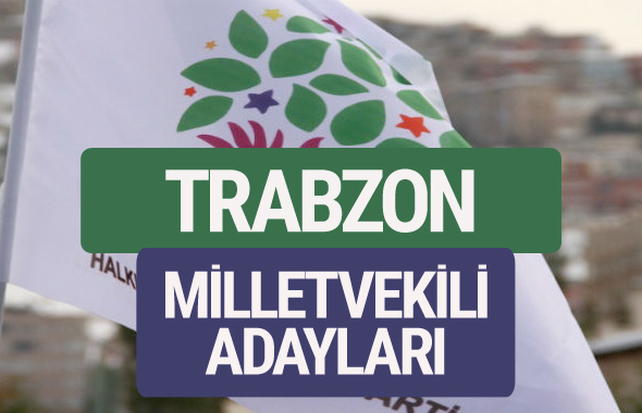 HDP Trabzon milletvekili adayları 2018 YSK isim listesi