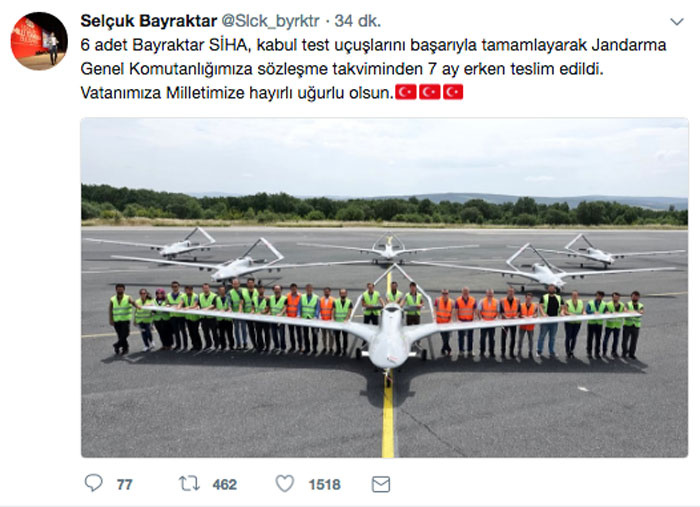 Jandarma SİHA'ları 7 ay erken teslim aldı! İşte özellikleri...