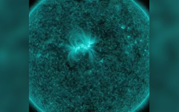 NASA yayınladı! İşte Mavi Güneş görüntüsü