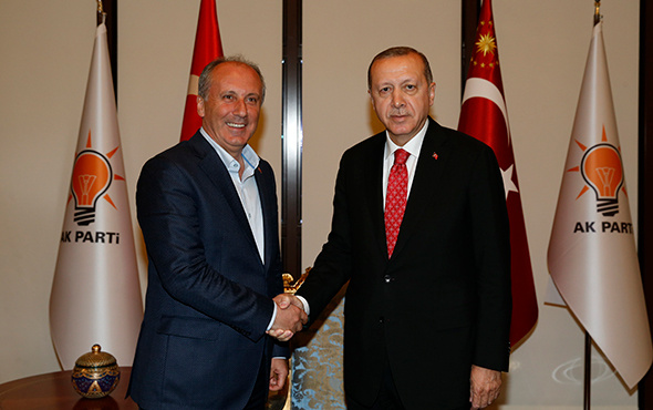 Cumhurbaşkanı Erdoğan, Muharrem İnce’yi kabul etti