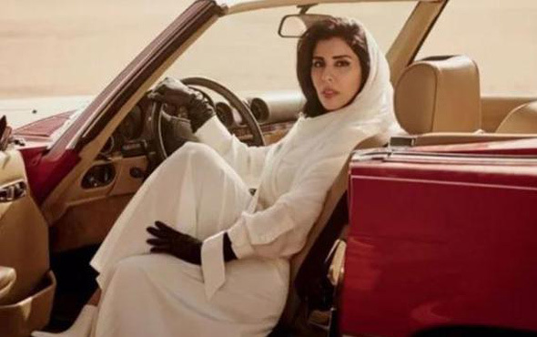 Suudi Arabistan prensesinden ezberbozan poz!