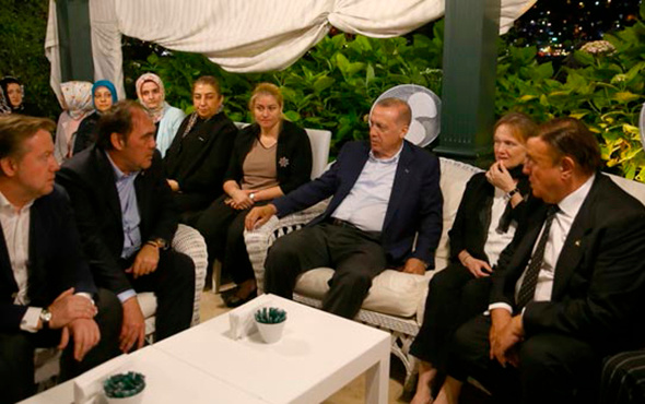 Erdoğan'dan Demirören ailesine başsağlığı ziyareti