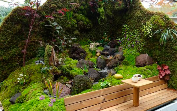Japonlar gezen bahçe yaptı