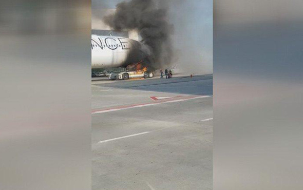 Frankfurt Havalimanı’nda yangın paniği