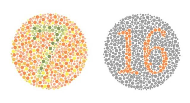 Burada hangi rakamlar var? Renk körlüğü testi