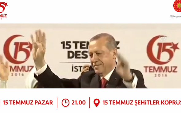 Erdoğan 15 Temmuz reklam filmi