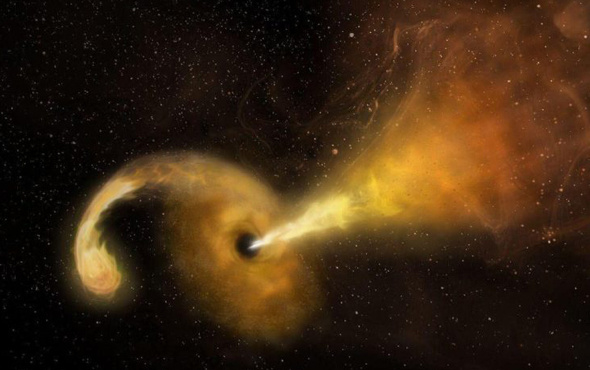 Bilim dünyası şaşkın… Kara delik yıldızı yutarken görüntülendi