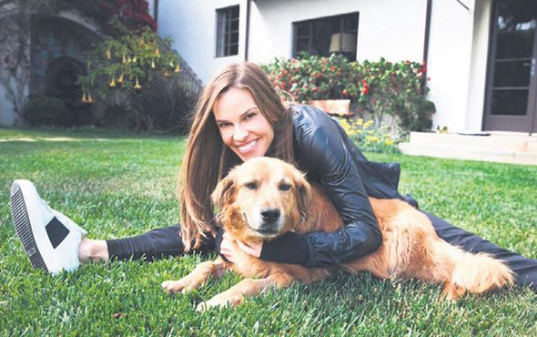 Oscarlı yıldız Hilary Swank ölen köpeğini Mevlana'nın sözüyle andı