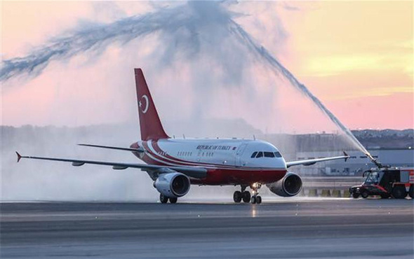 İstanbul Yeni Havalimanı'nda tarihi gün: İlk İnişi Erdoğan yaptı!