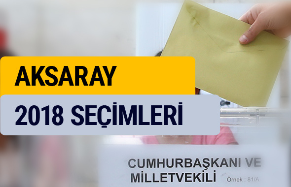 Seçim sonuçları 2018 Aksaray oy oranları