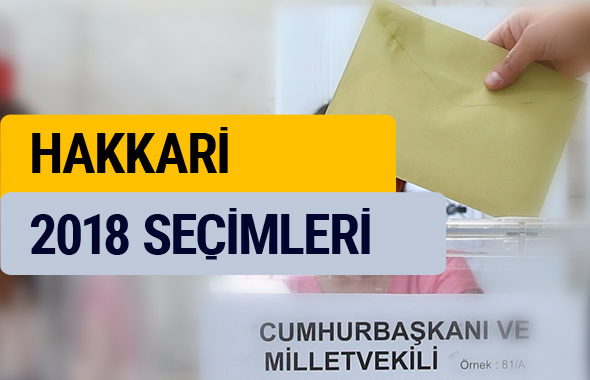 YSK Hakkari genel seçim sonuçları 2018