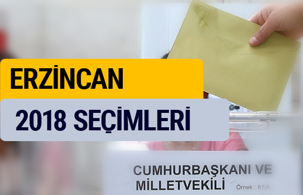 Erzincan seçim sonucu 2018 YSK oy oranları