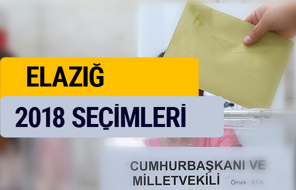 YSK Elazığ 2018 seçim sonuçları