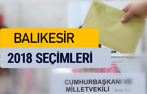 Balıkesir seçim sonuçları 2018 YSK oy sonucu