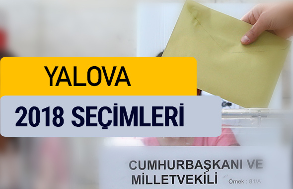 Yalova seçim sonuçları 2018 YSK oy sonucu