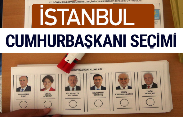 İstanbul Cumhurbaşkanları oy oranları YSK Sandık sonuçları 