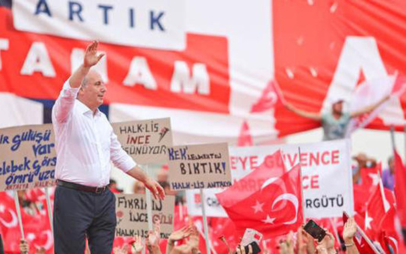 Muharrem İnce'den Tandoğan'da miting