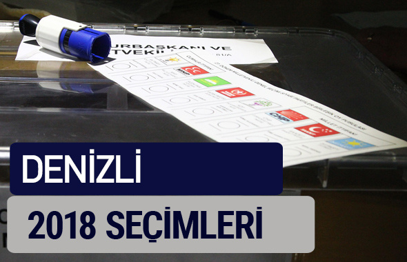 Denizli oy oranları partilerin ittifak oy sonuçları 2018 - Denizli 