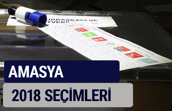 Amasya oy oranları partilerin ittifak oy sonuçları 2018 - Amasya