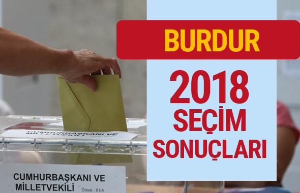 Burdur 2018 seçim sonuçları Burdur milletvekili oyları