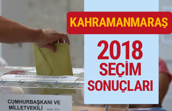 Kahramanmaraş seçim 2018 sonuçları son durum
