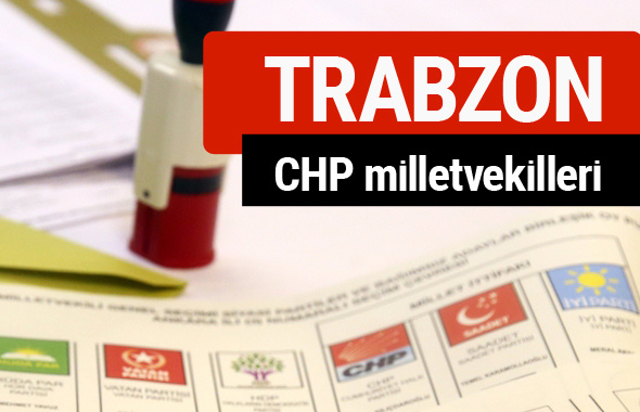 CHP Trabzon Milletvekilleri 2018 - 27. dönem Trabzon listesi