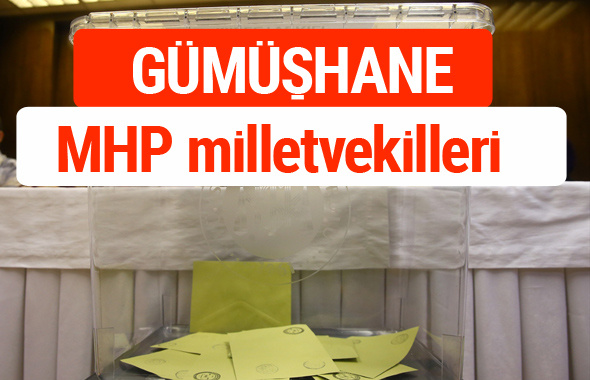 MHP Gümüşhane Milletvekilleri 2018 -27. Dönem listesi