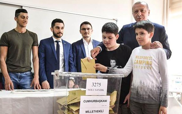 Erdoğan'ın oy kullandığı sandıktan kime en fazla oy çıktı