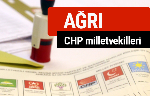 CHP Ağrı Milletvekilleri 2018 - 27. dönem Ağrı listesi