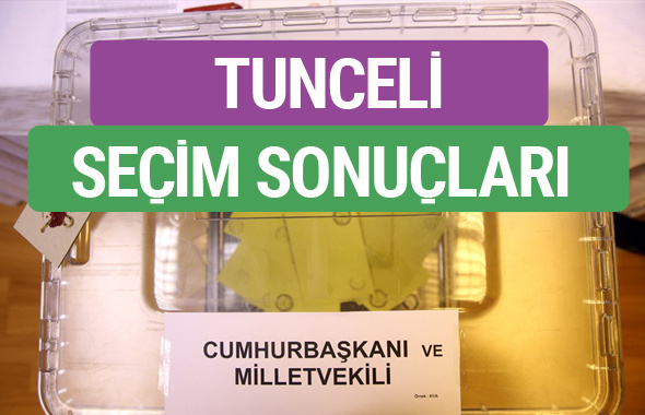 HDP Tunceli Milletvekilleri listesi 2018 Tunceli Sonucu