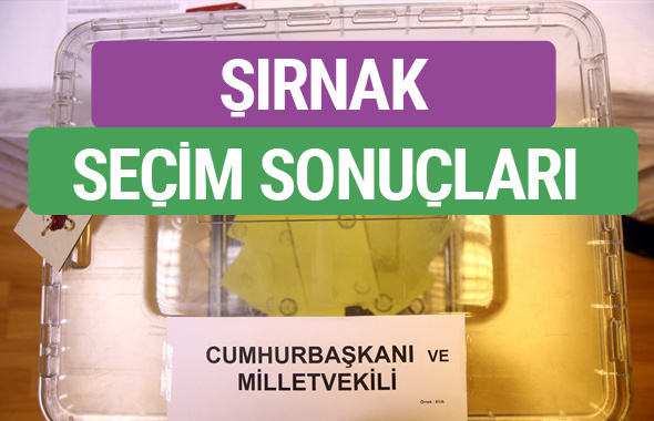 HDP Şırnak Milletvekilleri listesi 2018 Şırnak Sonucu