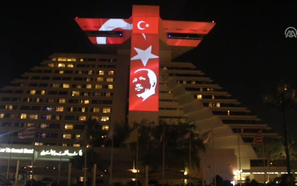  Katar'da Erdoğan'ın seçim başarısı kutlanıyor