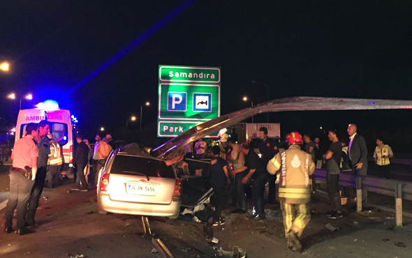 TEM Otoyolu'nda trafik kazası: 2 ölü