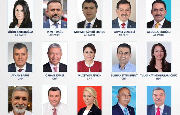 Milletvekilleri listesi 27 dönem AKP, CHP, MHP, İYİ Parti, HDP tam isim listesi