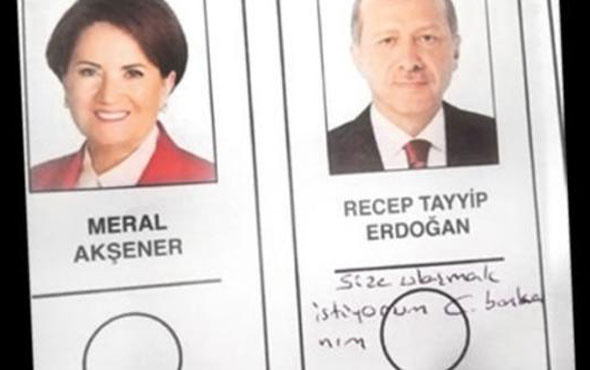 Seçim pusulasıyla Erdoğan'a not gönderdi